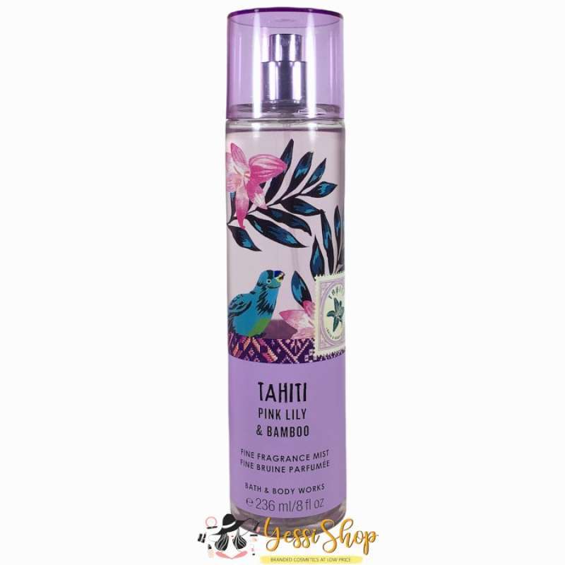 Promo BATH BODY WORKS TAHITI PINK LILY BAMBOO FINE FRAGRANCE