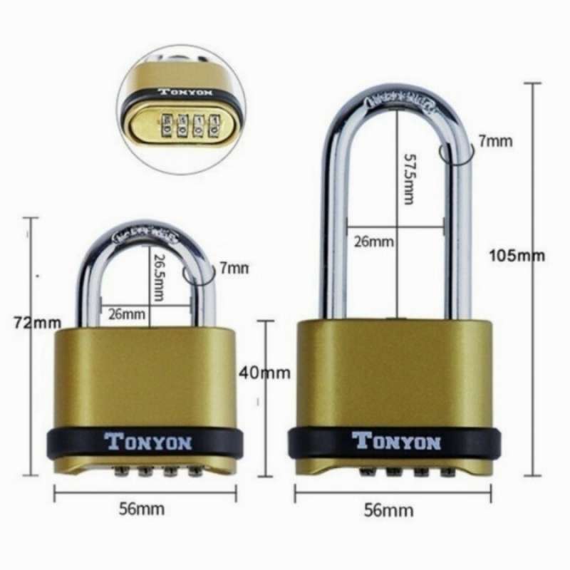 Tonyon store combination lock
