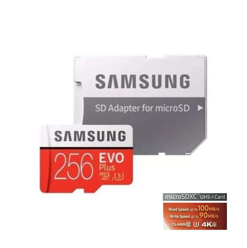 SAMSUNG MICRO SD 256GB EVO Plus microSDXC 256GB with SD adapter Resmi