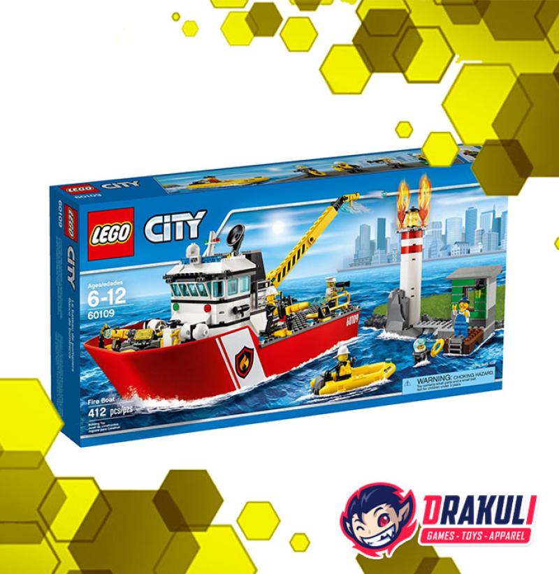 Lego 60109 city fire boat new arrivals
