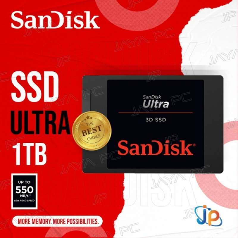 Jual Sandisk Ssd Ultra 3d 1tb Sata 3 Sandisk Ssd Ultra 1 Tb 2.5 Di Seller Tikno Store Kalibata Kota Jakarta Selatan Blibli