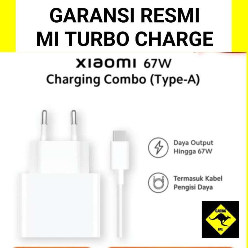Chargeur Xiaomi 67W Charging Combo (Type-A)