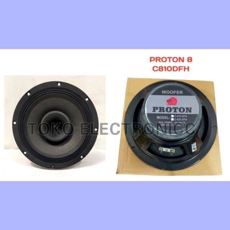Jual Speaker Proton 8 Inch Fullrange 200 Watt 6 Ohm Di Seller Toko