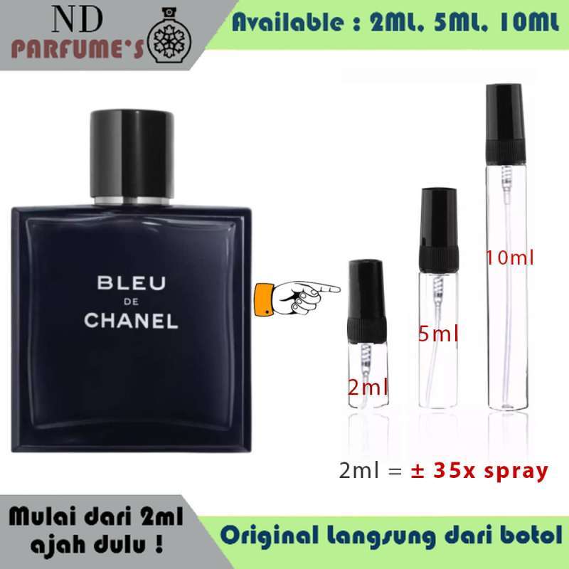 30ml Decant Bleu de Chanel EDP other sizes available, Beauty & Personal  Care, Fragrance & Deodorants on Carousell