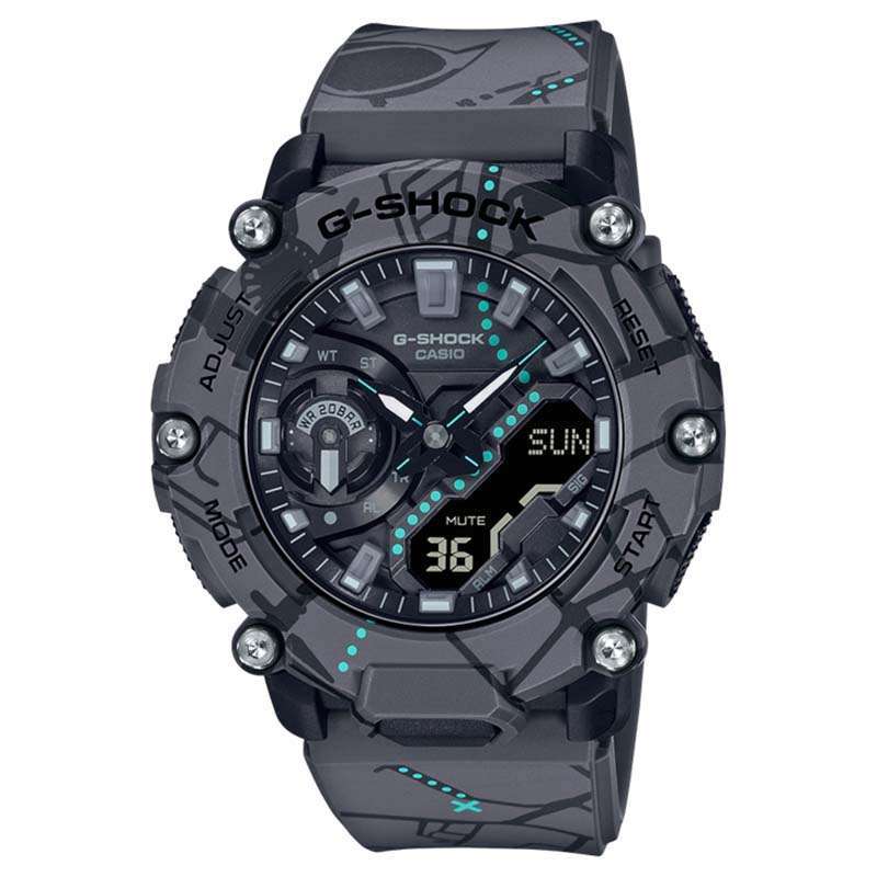 CASIO ORIGINAL CASIO G-SHOCK GA-2200SBY-8ADR JAM TANGAN PRIA JAM PRIA  LA RESIN G SHOCK GSHOCK CASIO GA-2200SBY-8A GA 2200SBY 8A 2200 SBY GA2200