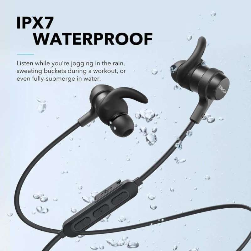 Jual Anker soundbuds flow earphone bluetooth ipx7 with Mic A3234