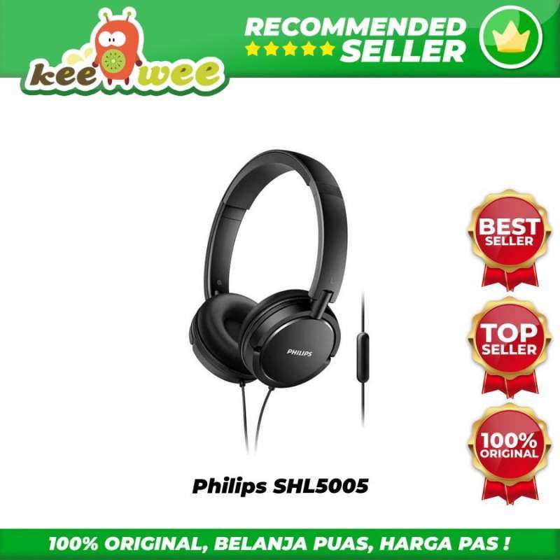 Headset Headphone Philips SHL5005 Extra Bass