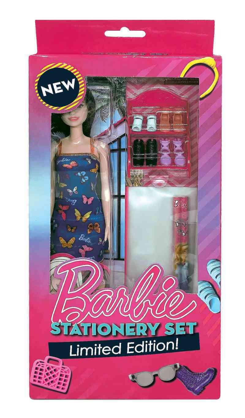 Barbie doll stationery set sales