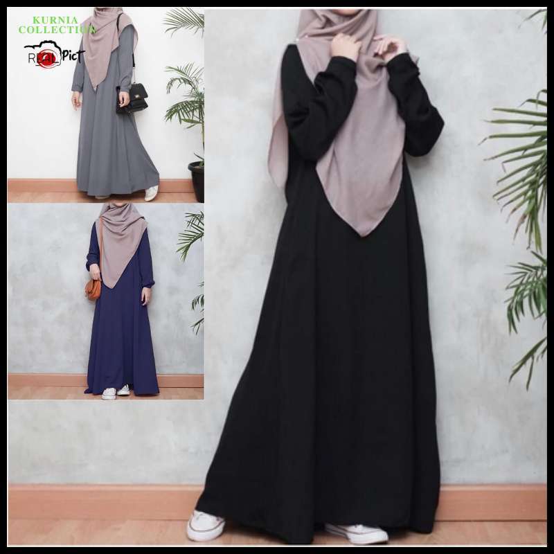 Model abaya polos shop