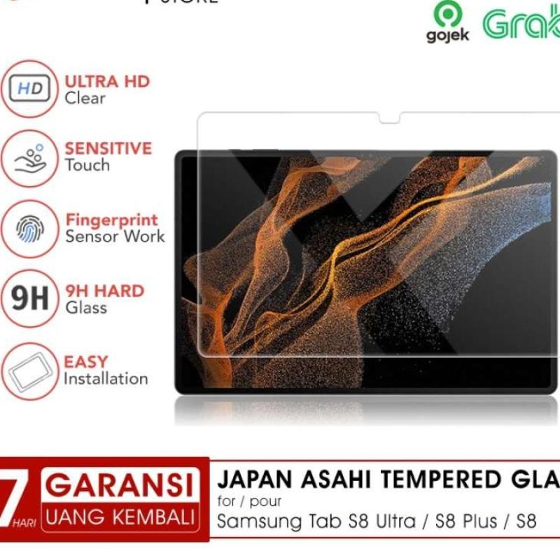 Mocolo Tempered Glass untuk Samsung Galaxy Tab S8 Ultra/Plus/S8 dengan lapisan Oleophobic, ukuran presisi, dan bahan Jepang, ideal untuk perlindungan optimal layar