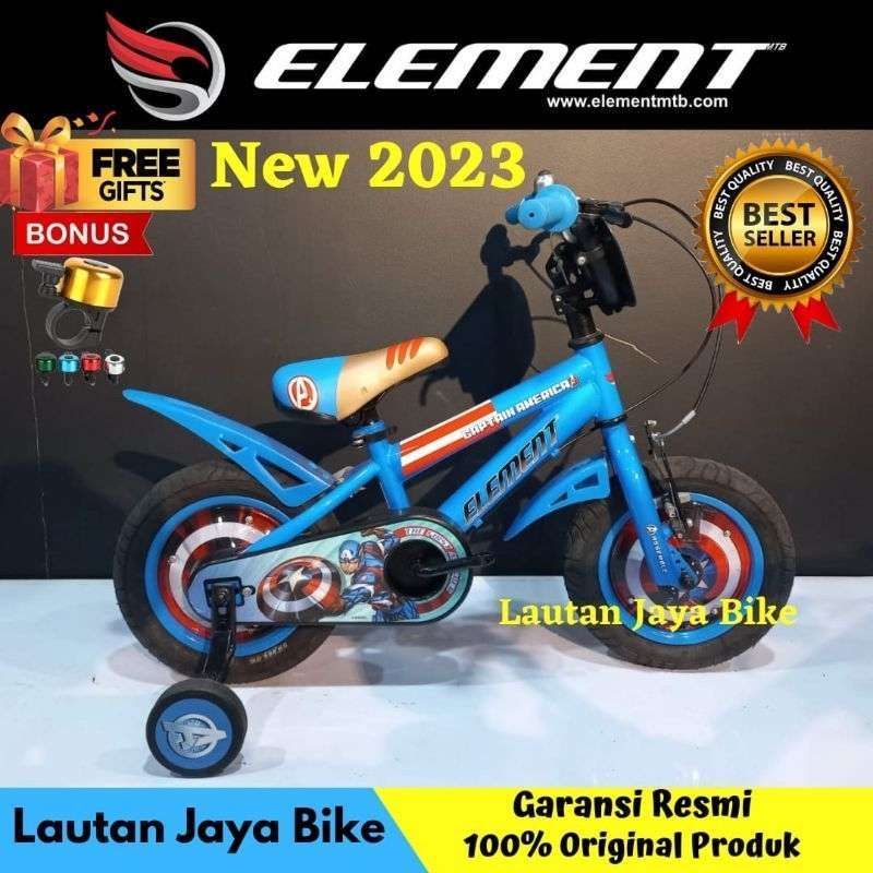 Jual Sepeda Anak 12 Bmx Element Captain America New Di Seller Lautan Jaya Bike Pakansari Kab. Bogor Blibli