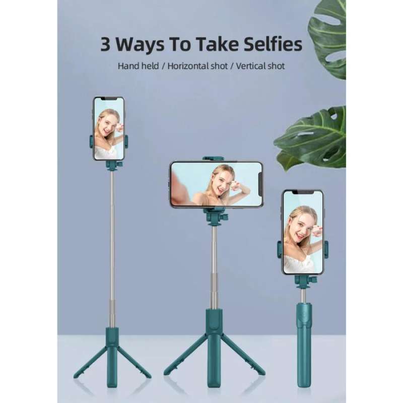 Jual Tongsis Tripod R1 3in1 Mini Selfie Stick Bluetooth Remote Rotate 360° Termurah Original di Seller Grasindoshop - Kadipaten, Kota Yogyakarta | Blibli