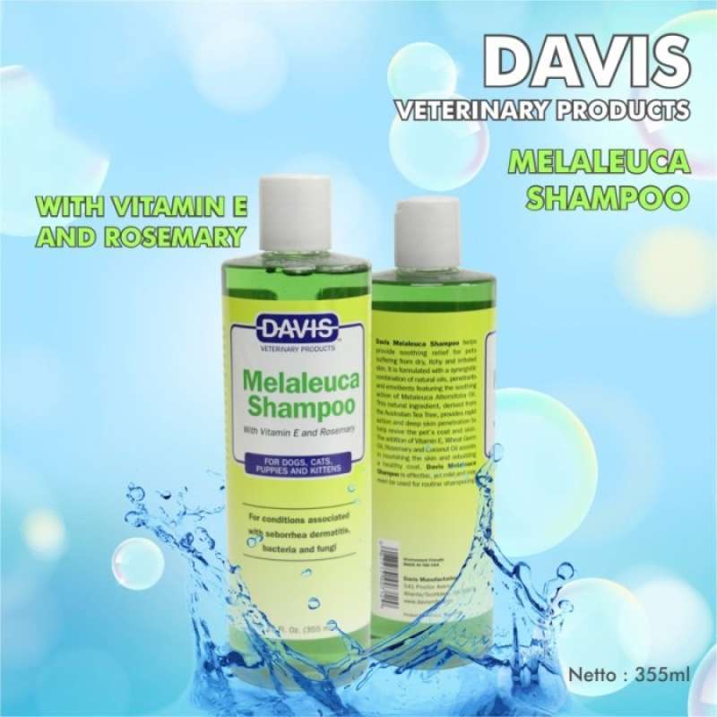 Shampoo Davis Melaleuca Cat Dog 355ml