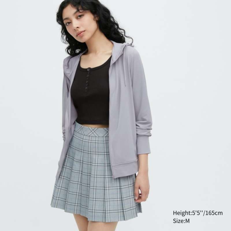 Jual Uniqlo AIRism Jaket Wanita Mesh Hoodie Proteksi Sinar UV