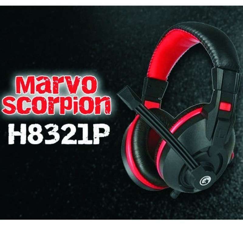 Jual Gaming Headset MARVO Scorpion H8321P Mic Headset Gaming