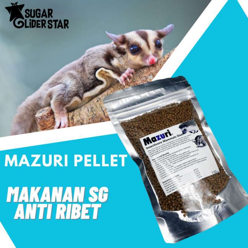 MAZURI PELLET MAKANAN PELLET SUGAR GLIDER PELLET SG PRAKTIS SEHAT
