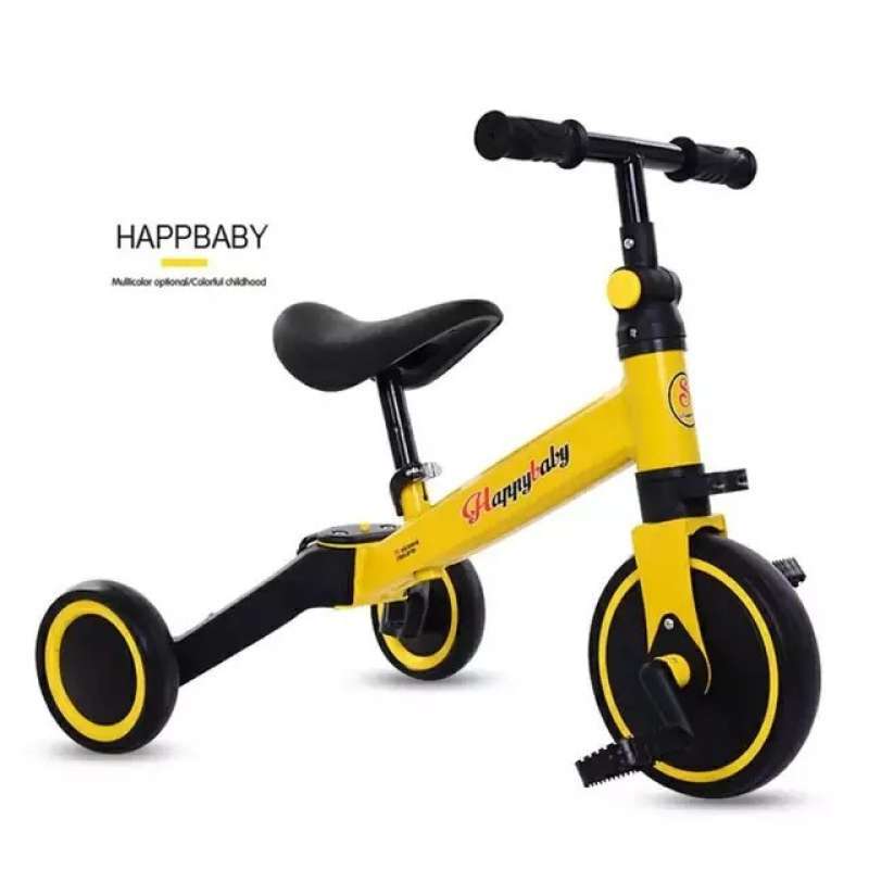 Sepeda Anak Balance Bike Happy Baby 3 in 1 Hapy Baby Merah