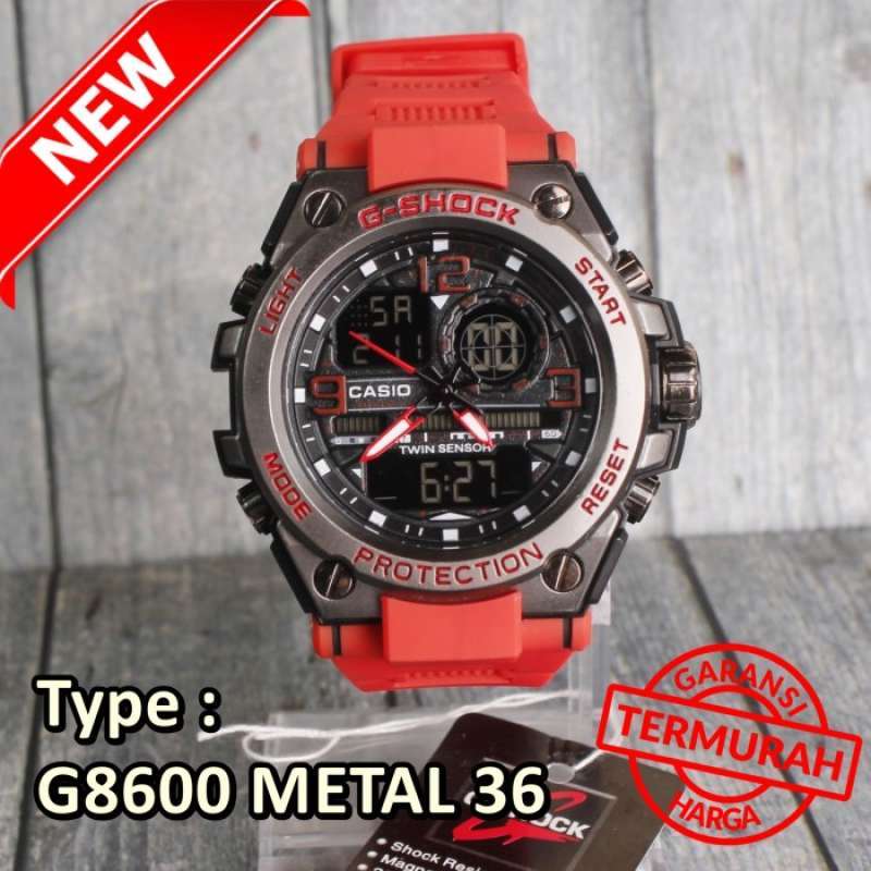 Jual PENJUALAN TERBANYAK G Shock GST 8600 besi Metal Jam tangan