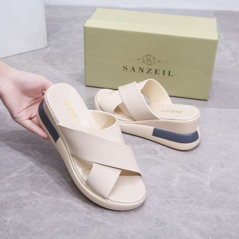 Model sandal wedges 2018 sales