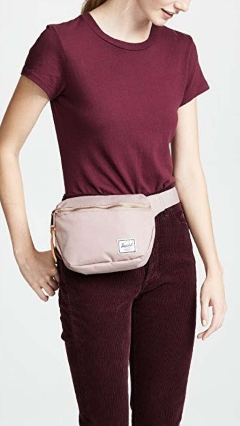 Herschel fifteen hip pack ash on sale rose