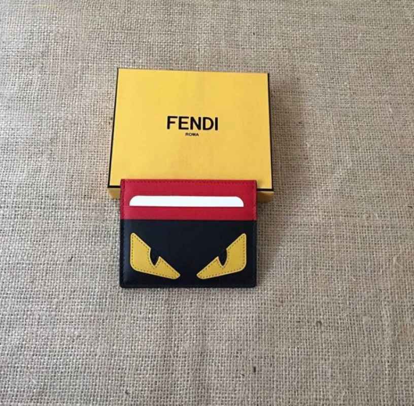 Fendi monster best sale eyes cardholder