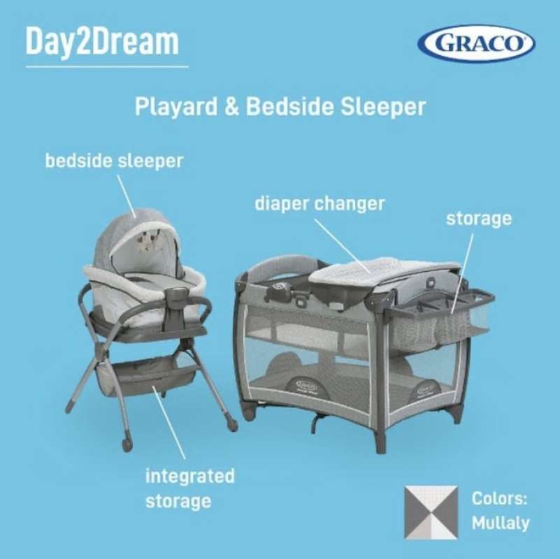 Pack n play day2dream playard and store bedside sleeper