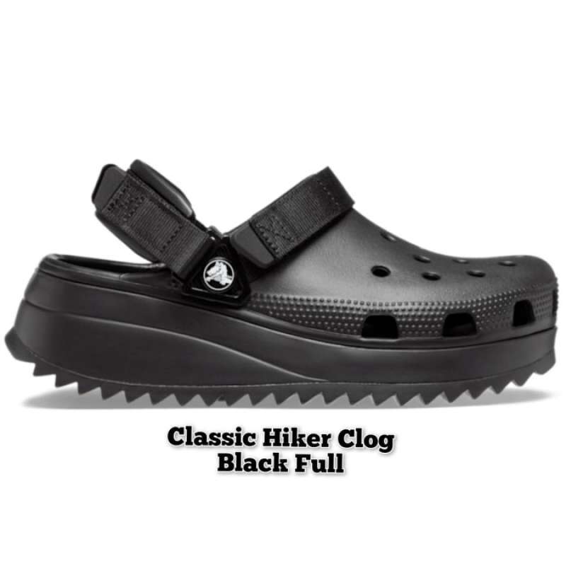 Full online black crocs