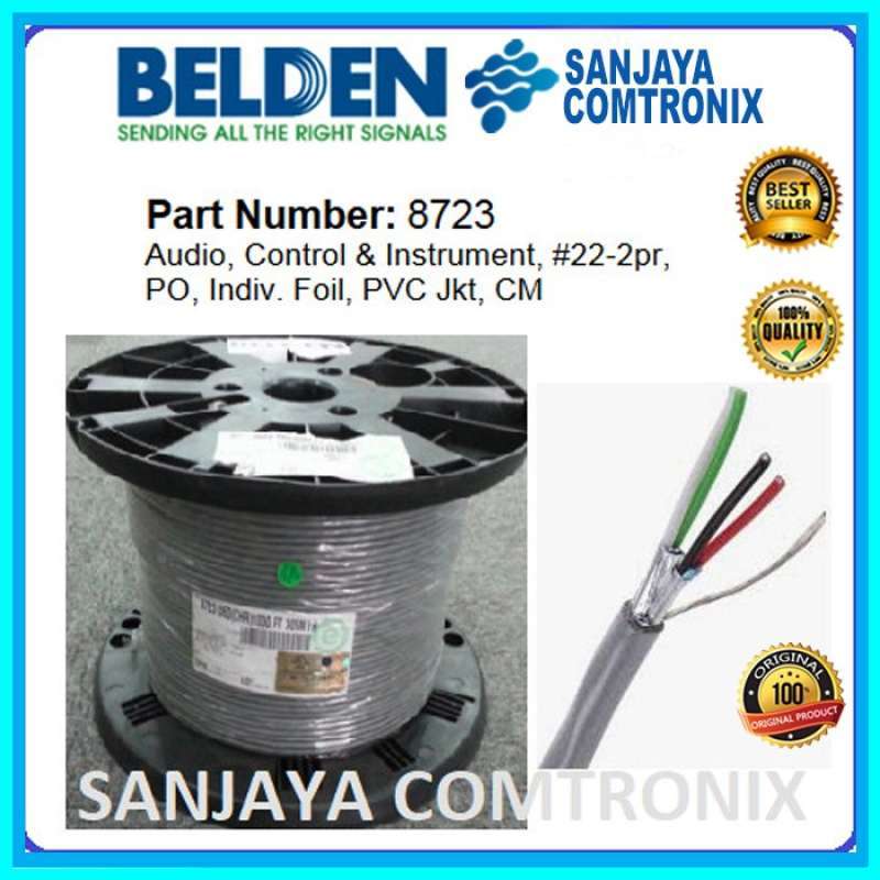 Jual BELDEN 8723 Chrome 22 AWG 2 Pair Kabel Audio, Control & Instrument di  Seller Gamelan Store - Tugu Selatan, Kota Jakarta Utara | Blibli