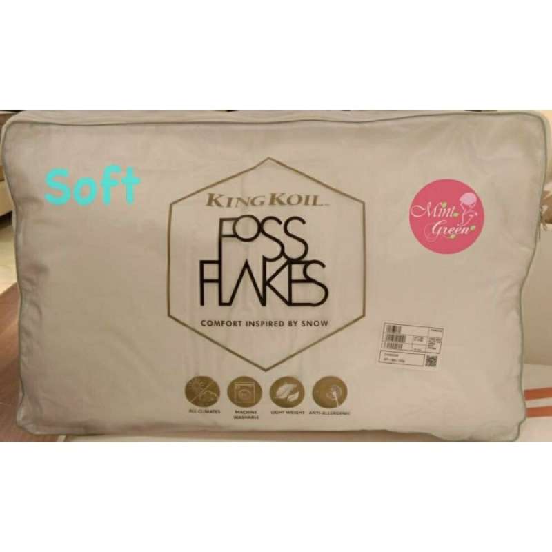 King koil new arrivals fossflakes pillow
