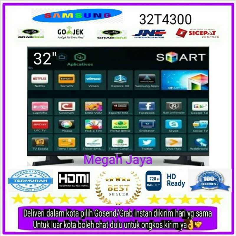 LED 32 inch 32N4300 Smart TV Digital tipe Terbaru Dijamin ORI TANPA BUBBLE