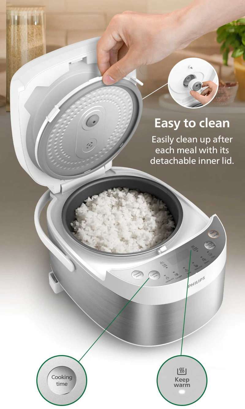 Jual Philips Magic Com Digital Mini 0.85 Liter Hd 3170 Rice Cooker Kecil Mejikom Stainless Steel Mejicom Philips Original Garansi Resmi Di Seller Distributor Elektronik 88 Penjaringan Kota Jakarta Uta...