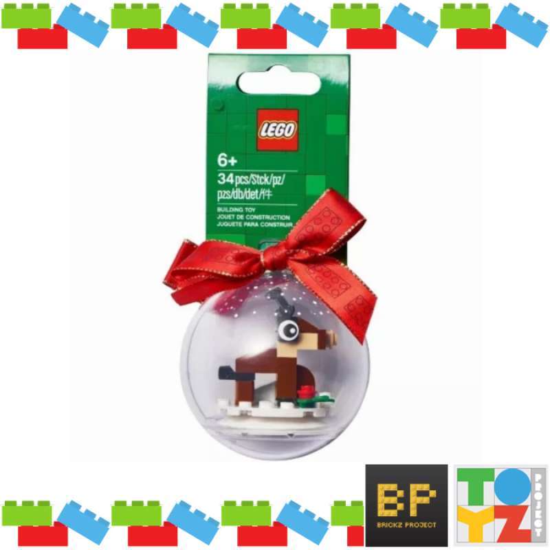 Christmas ornament online reindeer lego