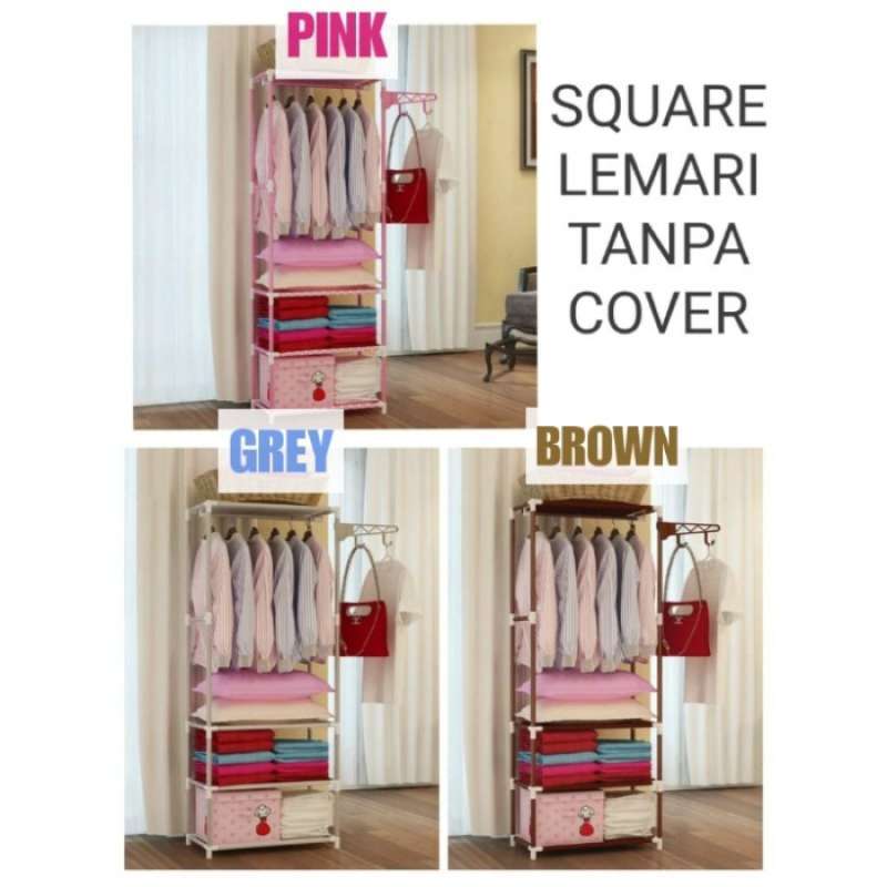 Jual Shenar Square Cloth Rack kotak Penyimpanan rak Serbaguna Tanpa Cover Di Seller Bilatera Shop Kalideres Kota Jakarta Barat Blibli