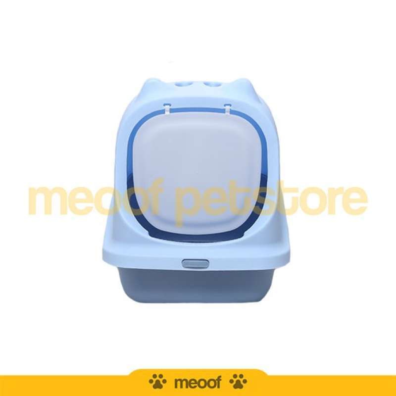 Promo Litter Box Kucing Cat Ear Enclosed Litter Box Diskon 33 di