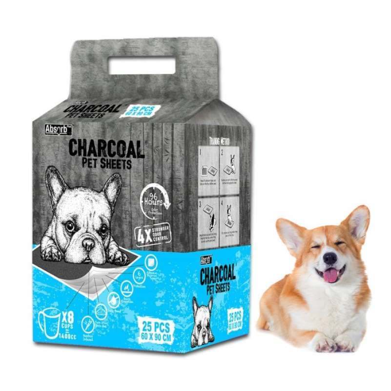 Promo Absorb Plus Charcoal Training Pee Pad Large Isi 25 Sensi Pad Diskon 33 Di Seller Needs Store Tapos Kota Depok Blibli