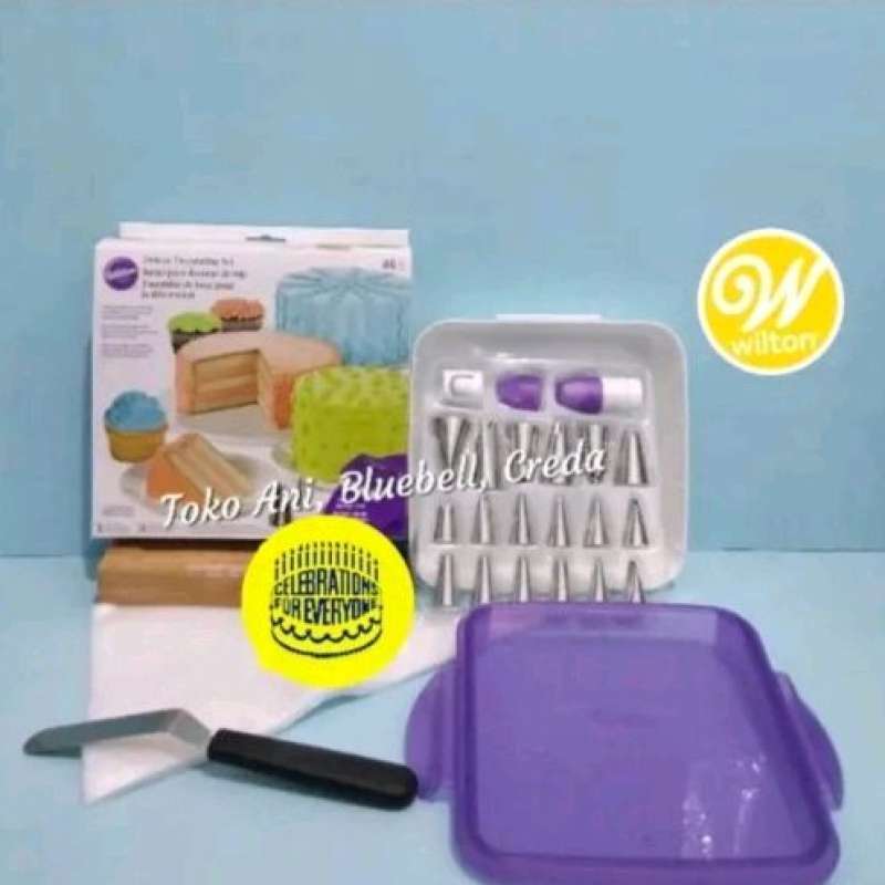Wilton Deluxe Decorating Piping Tip Set 46 pcs 2104-1368