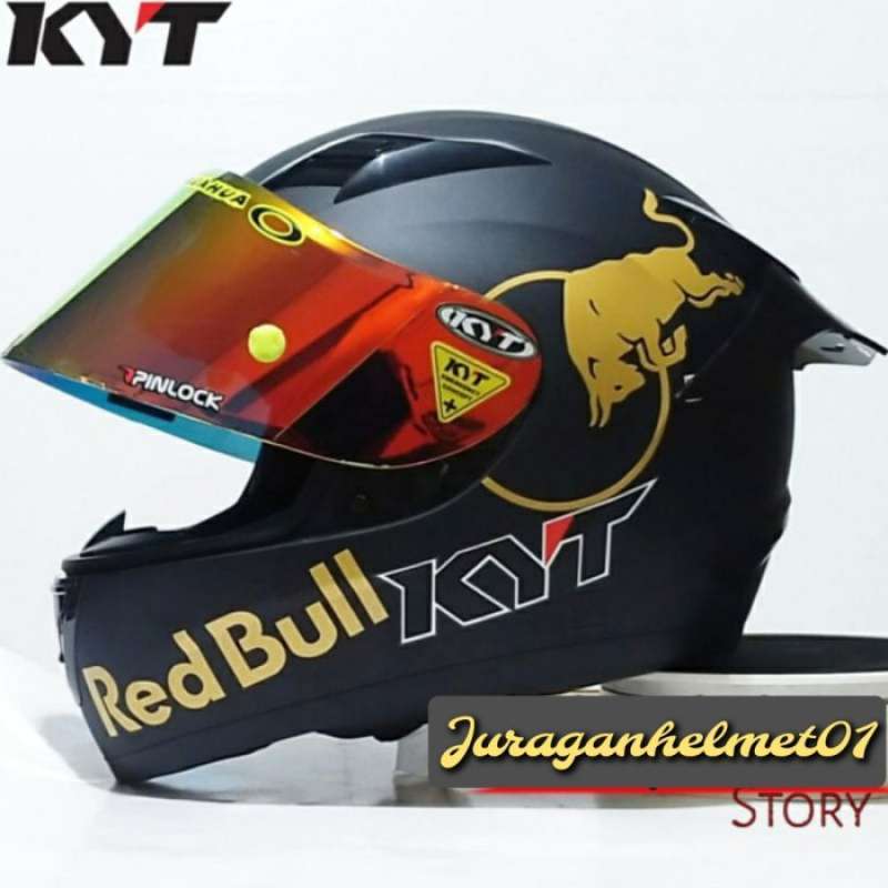 Helm redbull full face on sale