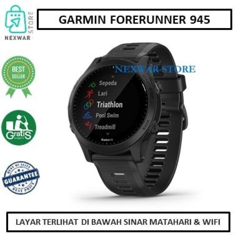Promo Garmin Forerunner 945 Blue Garansi Resmi TAM Diskon 33 di
