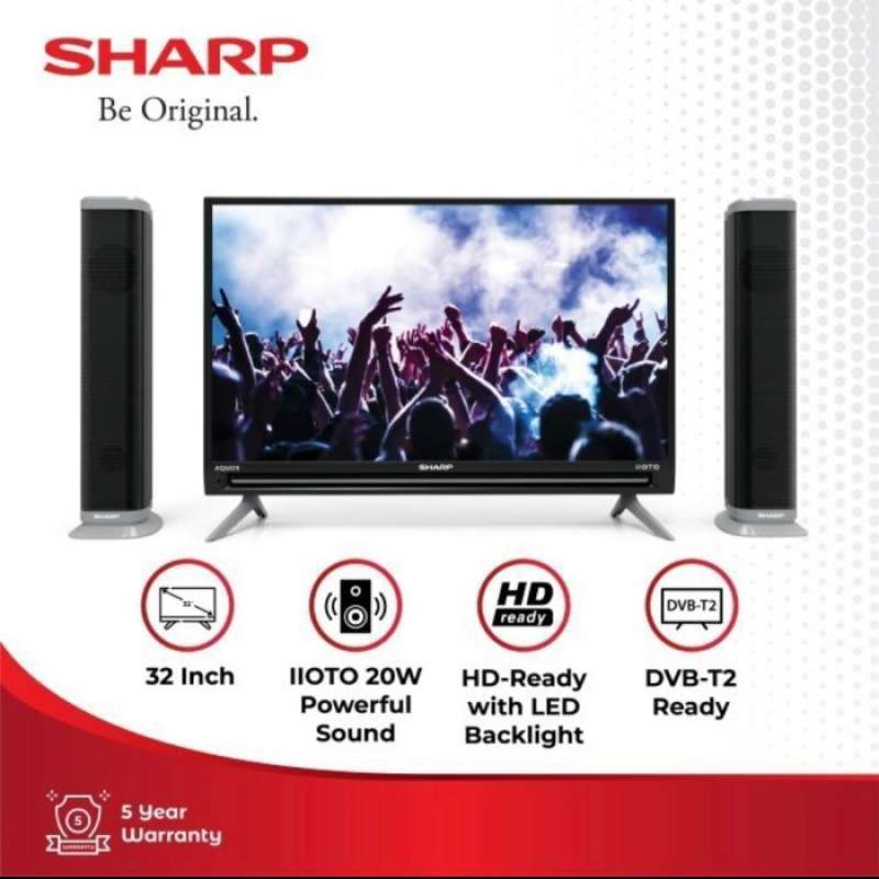 Speaker tv best sale led sharp