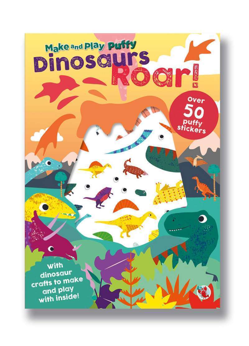 Jual Star Books Cgi-puffy Sticker Book Make And Play: Dinosaurs