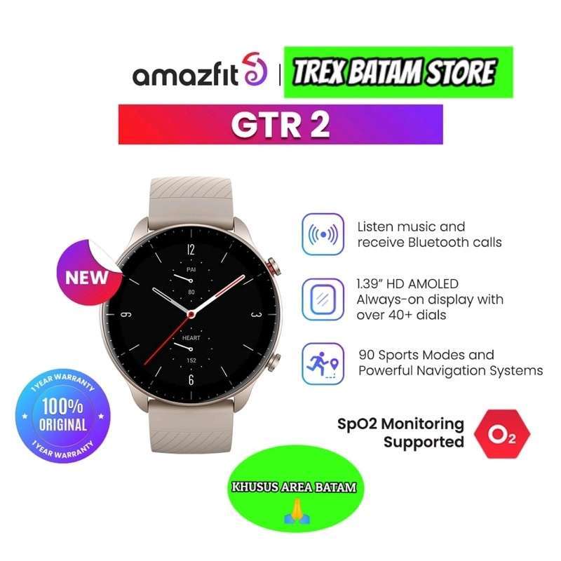Jual AMAZFIT GTR 2 SMART WATCH 1 39 HD SCREEN PHONE CALL GPS