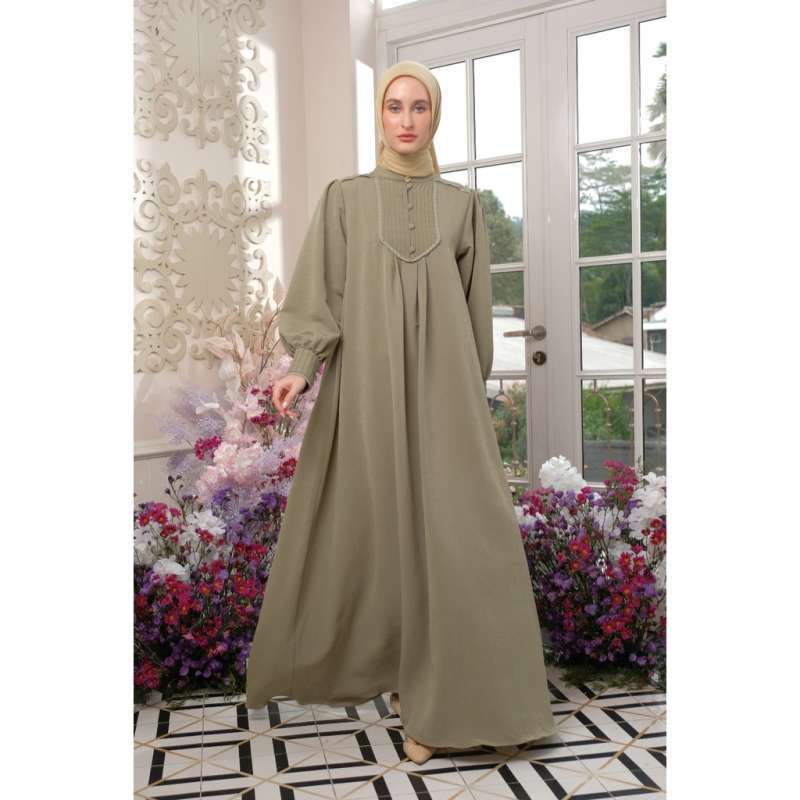Dress hotsell warna khaki