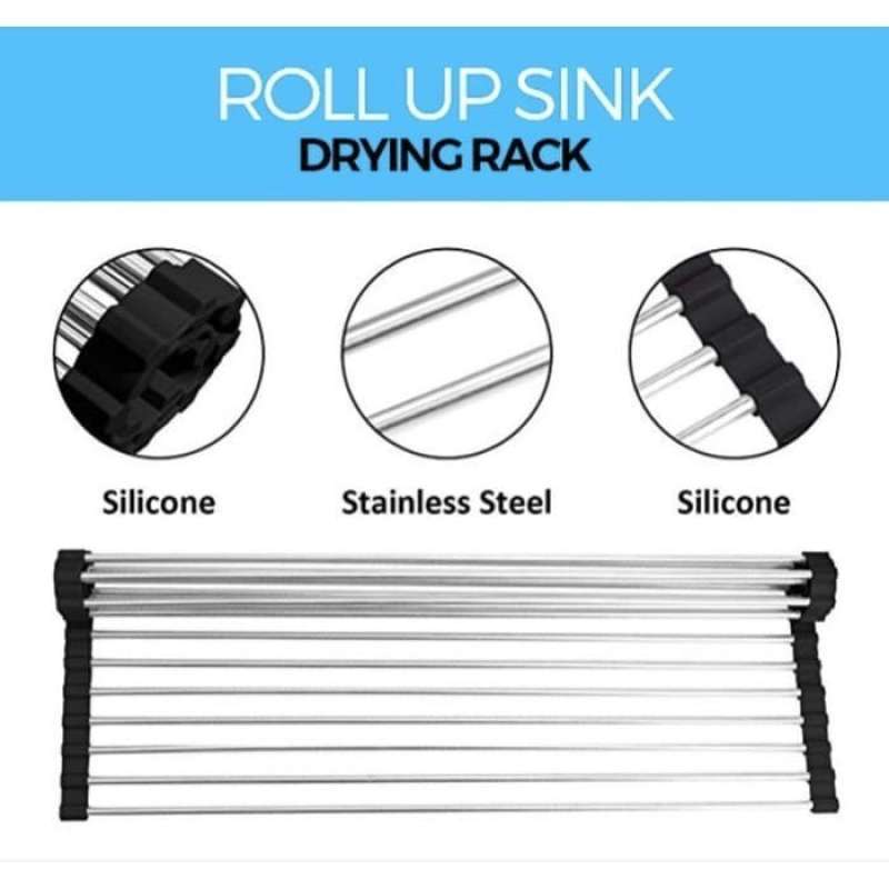 Promo Buy 1 Get 1 Magic Rolling Rack Rolling Drying Rack Diskon