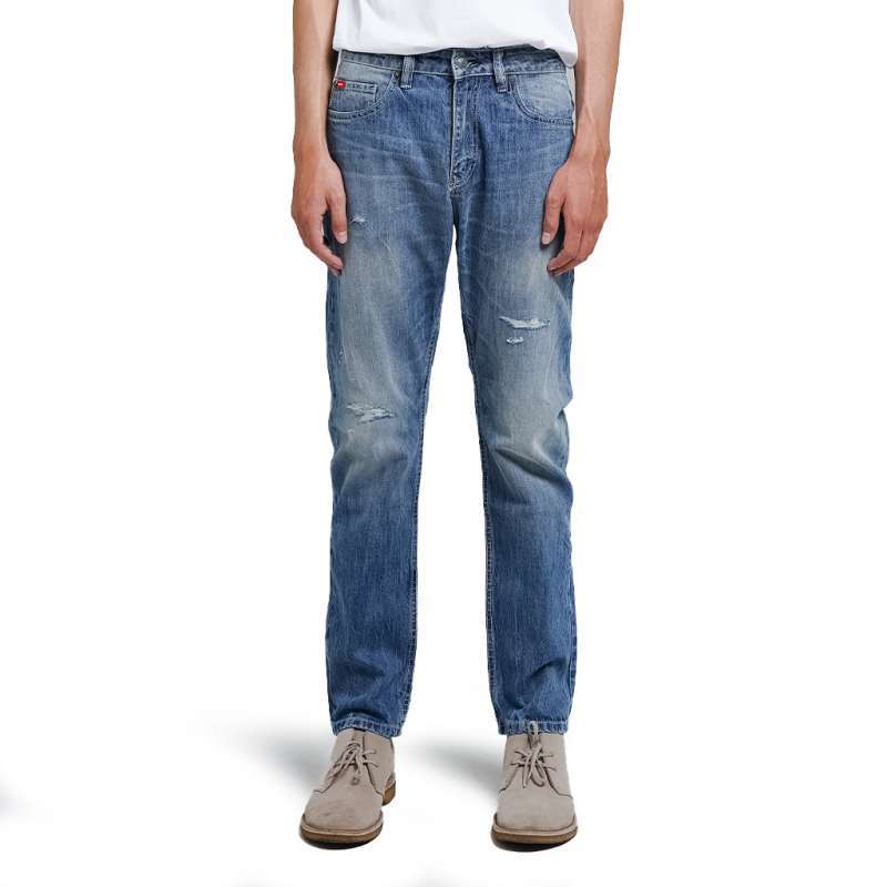 Lee Cooper Tapered Fit Jeans Arthur Ripped Light Blue