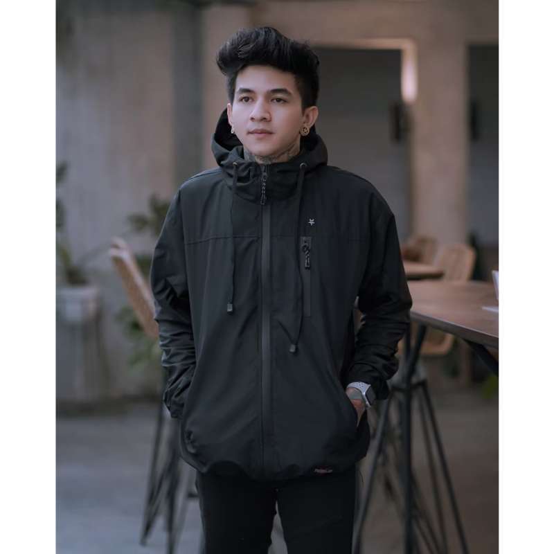Jaket shop hoodie waterproof