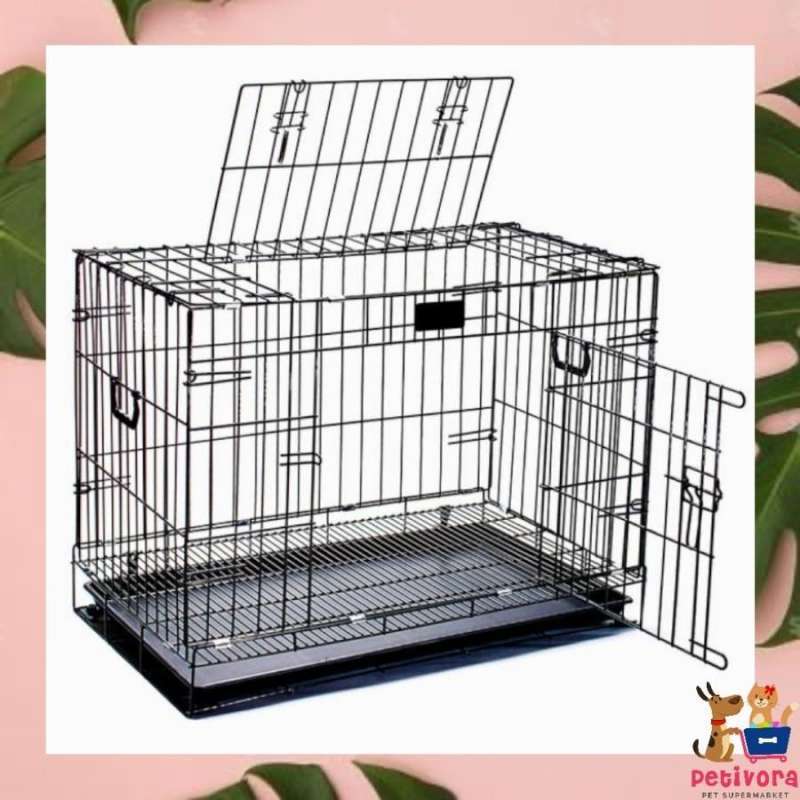 Jual Kandang Anjing Dog Cage Acis 600A 60X42X51 2 Doors di Seller