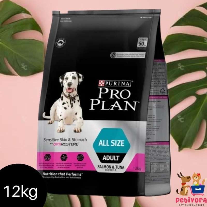 Jual PRO PLAN Adult Sensitive Skin Stomach Salmon Tuna All Size