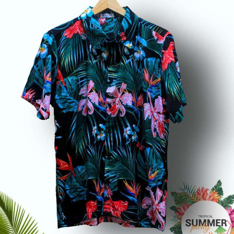 Jual Baju Pantai Bali Tropical Summer Hawaii Hits Jaman Now 2