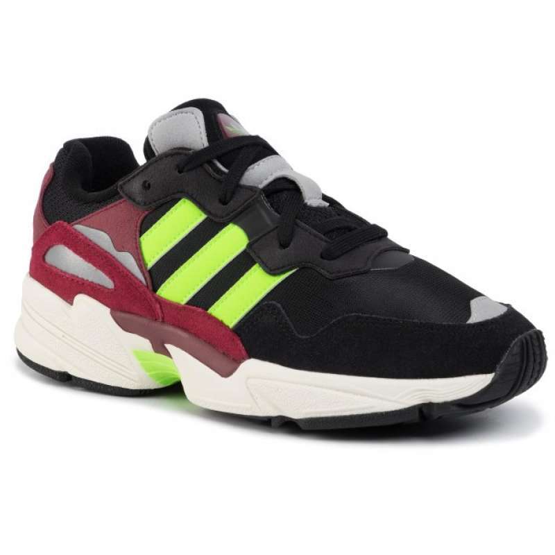 Promo SEPATU SNEAKERS ADIDAS YUNG 96 BLACK BURGUNDY VOLT Diskon 61