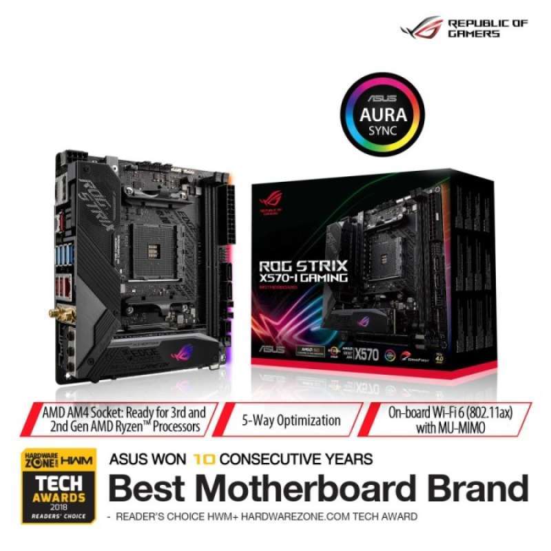 Jual Mainboard Asus Rog Strix X570 i Gaming Am4 Itx Asus X570i Gaming Di Seller Ulita Store Kalibata Kota Jakarta Selatan Blibli